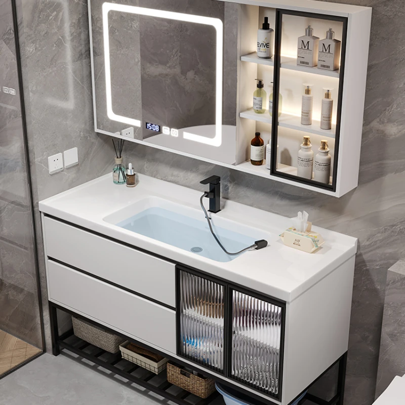 White Bathroom Cabinets Vanity Open Toilet Shower Caddy Medicine Cabinet Modern Mirror Armario Banheiro Home Furniture TD50BC
White Bathroom Cabinets Vanity Open Toilet Shower Caddy Medicine Cabinet Modern Mirror Armario Banheiro Home Furniture TD50BC