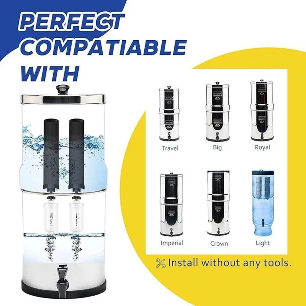 For Berkey PF-2 Compatible Water Filter Cartridge For Pure Drinking Water Replacement Purification Filter Cartridge
For Berkey PF-2 Compatible Water Filter Cartridge For Pure Drinking Water Replacement Purification Filter Cartridge