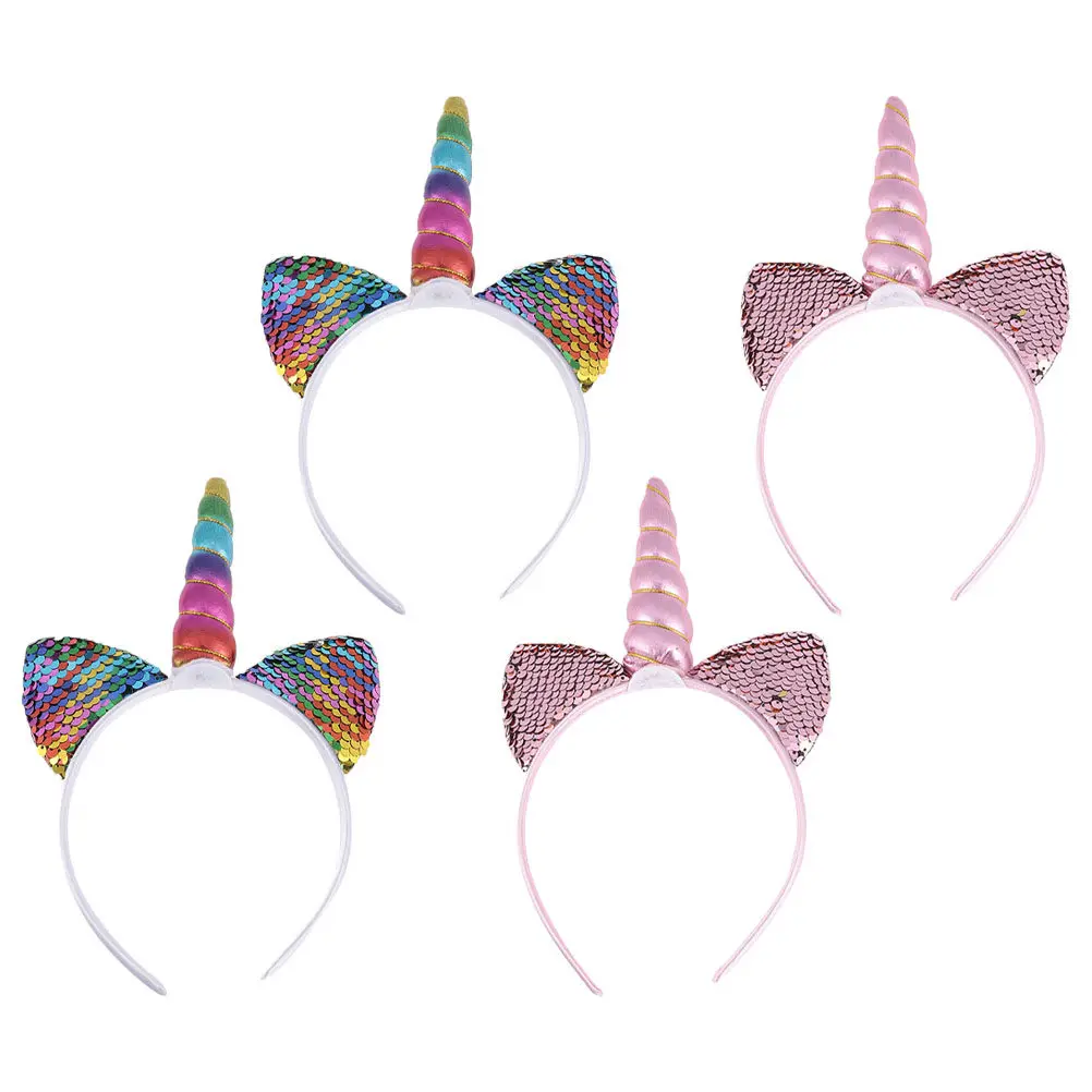 4Pcs Unicorn Headband Party Hair Band Kids Cartoon Birthday Headwear Lightweight Comfortable Prop Unicorn Headband
4Pcs Unicorn Headband Party Hair Band Kids Cartoon Birthday Headwear Lightweight Comfortable Prop Unicorn Headband