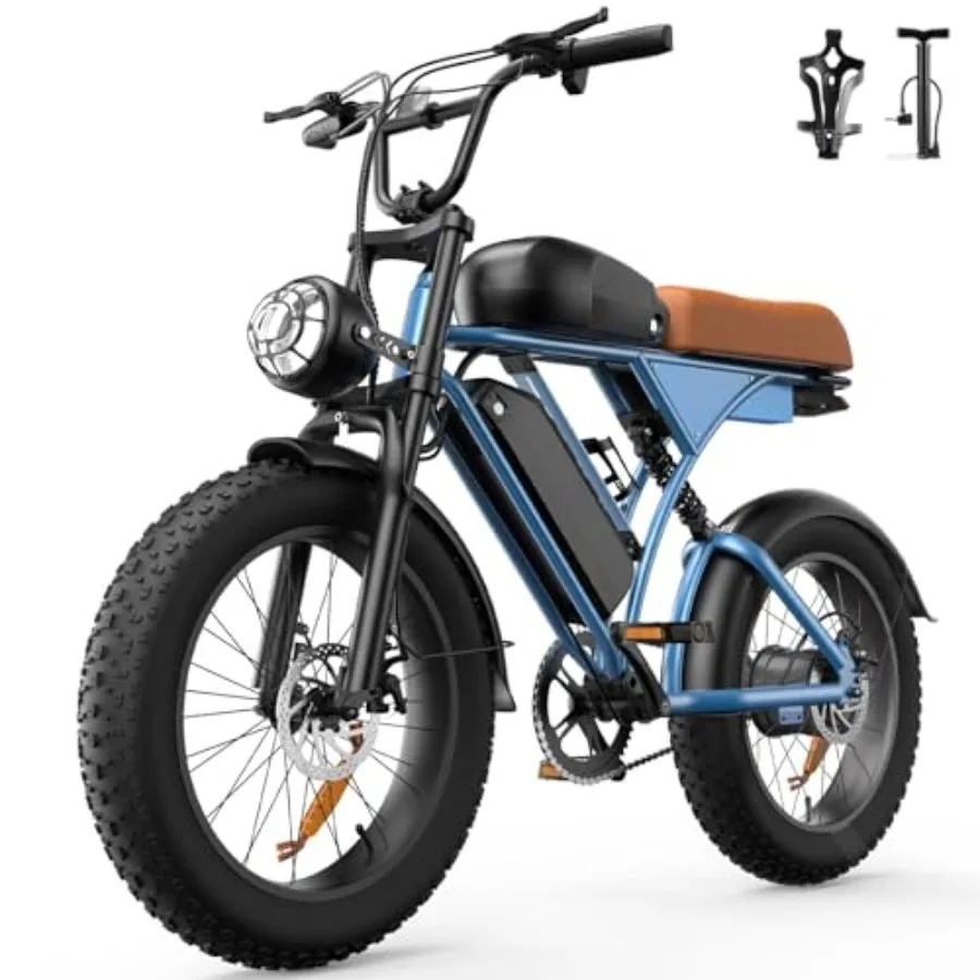 Electric bike for urban commuting: aluminum frame, matte black finish, 1500W peak motor, 22MPH max speed, 150-mile PAS range, 2
Electric bike for urban commuting: aluminum frame, matte black finish, 1500W peak motor, 22MPH max speed, 150-mile PAS range, 2
