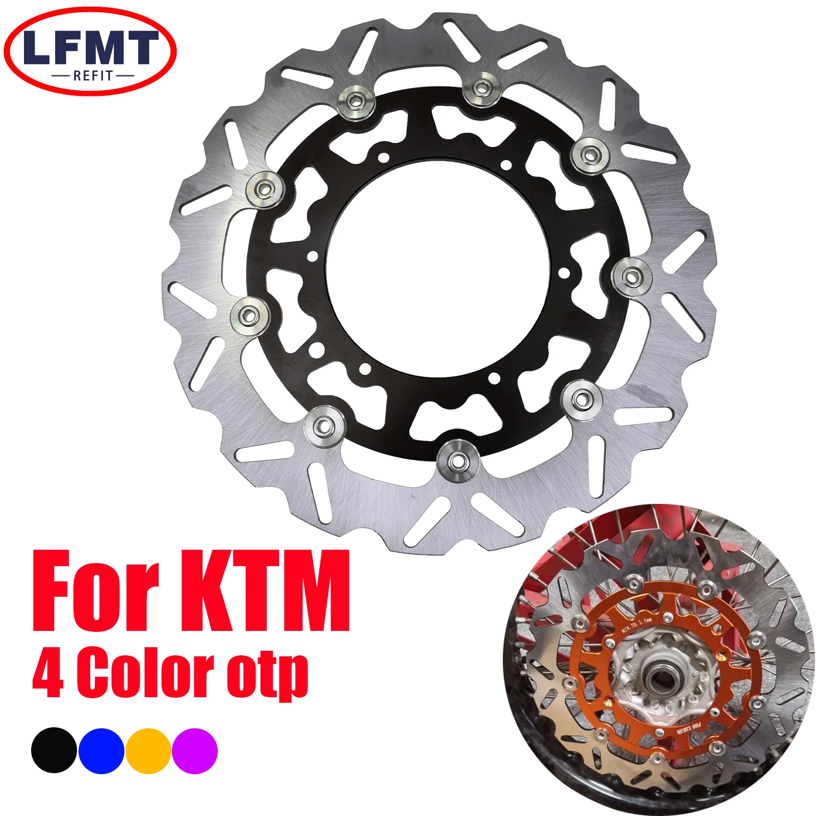 Motorcycle 320MM Front Floating Brake For KTM 125-500 XC/XCF/XCW/SX/SXF/EXC/EXCF Husqvarna 125-501 FE/TE/FC/ GasGas EX EC MC
Motorcycle 320MM Front Floating Brake For KTM 125-500 XC/XCF/XCW/SX/SXF/EXC/EXCF Husqvarna 125-501 FE/TE/FC/ GasGas EX EC MC