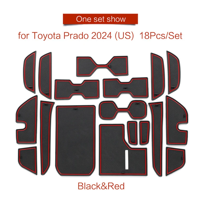 For Toyota Prado Land Cruiser LC250 2024 Car Anti-skid Door Slot Pad Left/Right Hand Drive Dust Mat Water Cup Slot Storage Pad
For Toyota Prado Land Cruiser LC250 2024 Car Anti-skid Door Slot Pad Left/Right Hand Drive Dust Mat Water Cup Slot Storage Pad