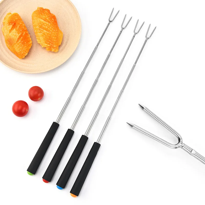 Portable Grilling Stick Telescopic Fork Barbecue Fork For Outdoor Camping Hiking Backyard Bbq
Portable Grilling Stick Telescopic Fork Barbecue Fork For Outdoor Camping Hiking Backyard Bbq