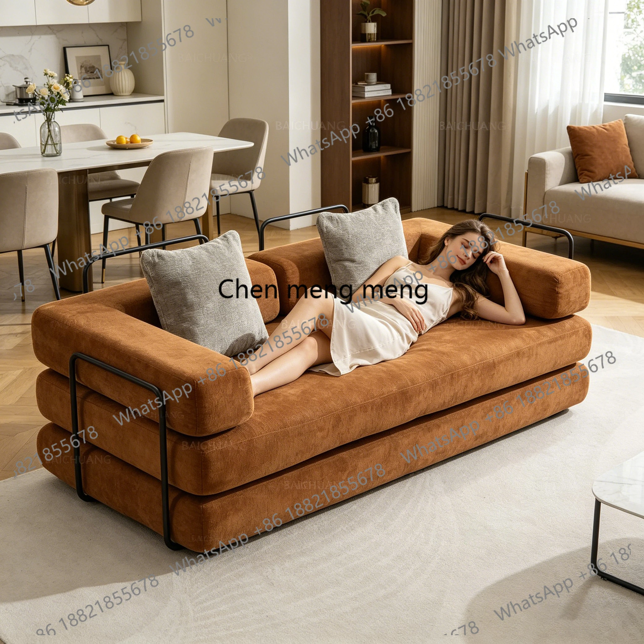 Compressible Sofa Bed,Chenille No Assembly Needed Foldable Floor Couch,Soft Loveseat Sofa for Living Room
Compressible Sofa Bed,Chenille No Assembly Needed Foldable Floor Couch,Soft Loveseat Sofa for Living Room