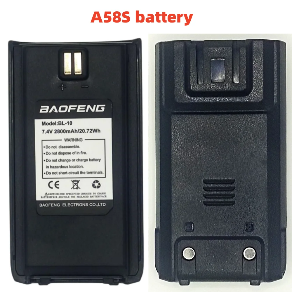 Baofeng-A58S Walkie Talkie, Battery Updated, BFUVF10, IP67 Waterproof, Tri-Band, 10km Long Range, Powerful Two Way Radio
Baofeng-A58S Walkie Talkie, Battery Updated, BFUVF10, IP67 Waterproof, Tri-Band, 10km Long Range, Powerful Two Way Radio