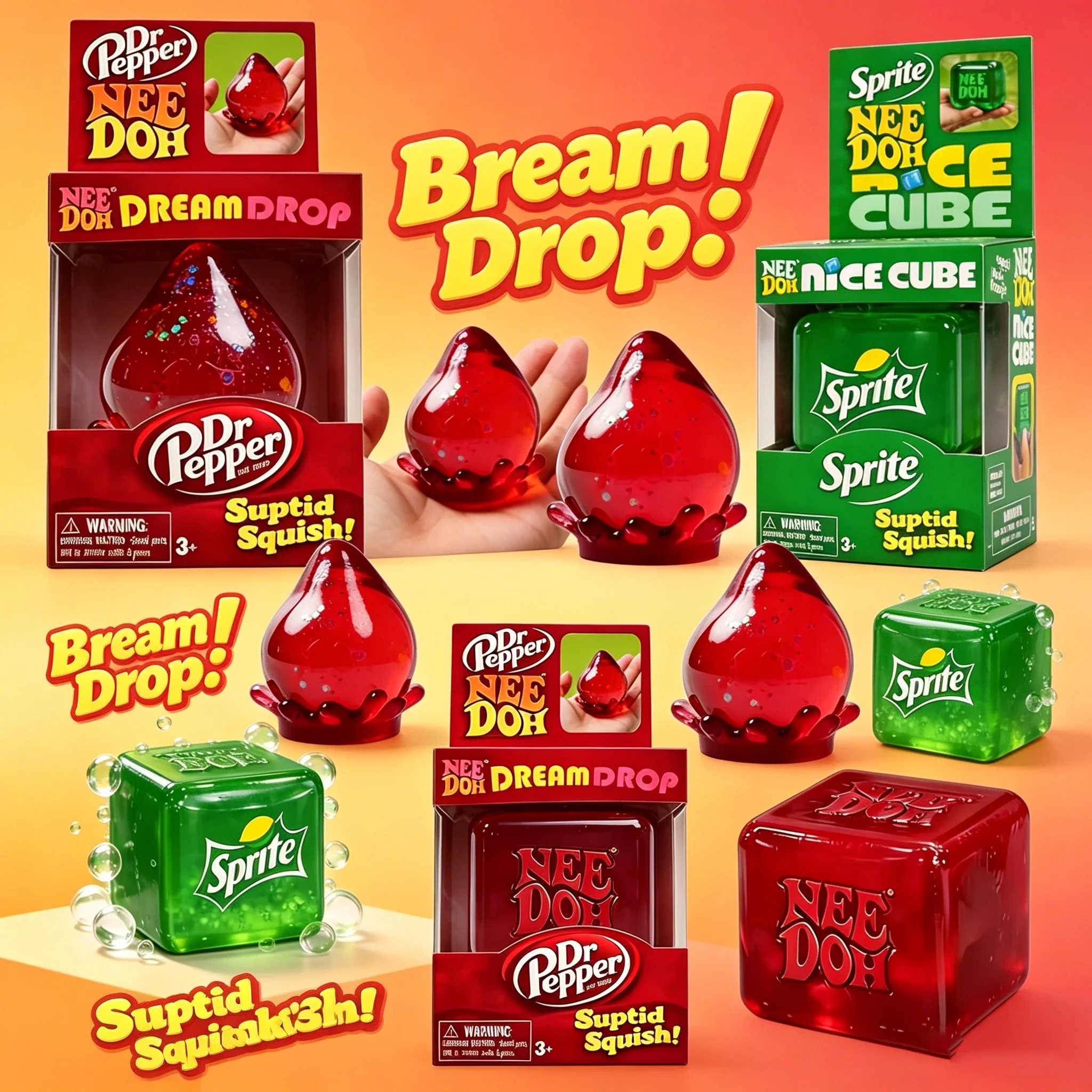 Trending Nee Doh Cube Squish Toy, Soft Sprite Squeeze Stress Relief Fidget Toy, Sensory NeeDoh for Kids & Adults
Trending Nee Doh Cube Squish Toy, Soft Sprite Squeeze Stress Relief Fidget Toy, Sensory NeeDoh for Kids & Adults