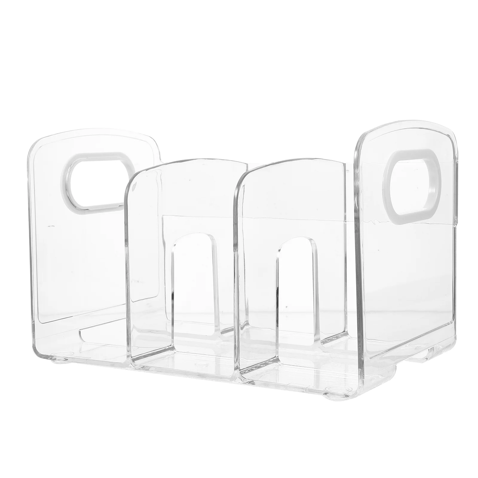Transparent Three-compartment Desktop Bookshelf Storage Bookends Crafted Reading Stands Decorative Organizer
Transparent Three-compartment Desktop Bookshelf Storage Bookends Crafted Reading Stands Decorative Organizer