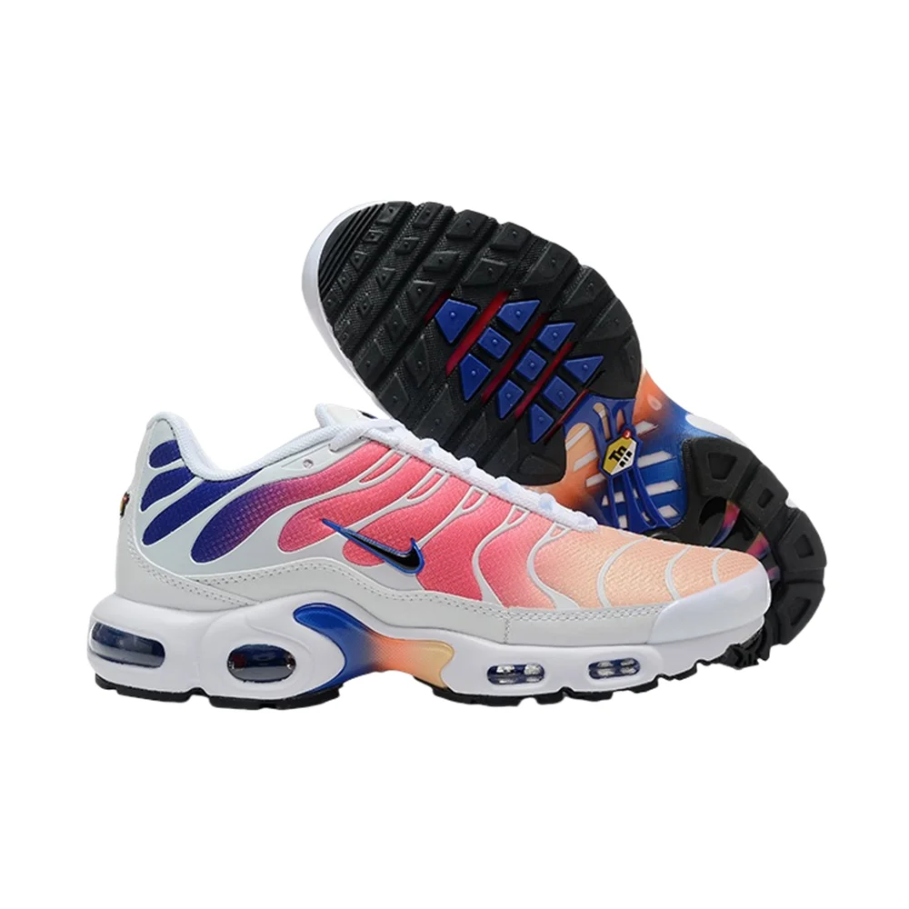 Nike Original Air Max Plus Tn Мужские модные универсальные противоскользящие износостойкие спортивные кроссовки розового синего и белого цвета DZ3670-003
Nike Original Air Max Plus Tn Мужские модные универсальные противоскользящие износостойкие спортивные кроссовки розового синего и белого цвета DZ3670-003