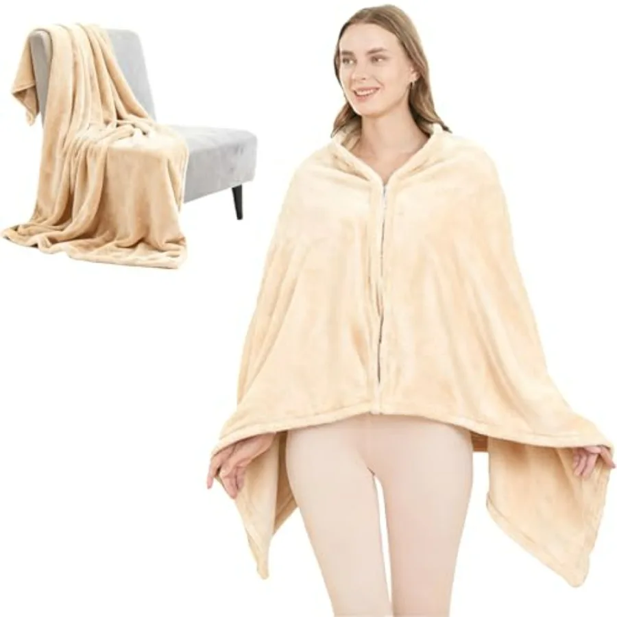 SNZ Wearable Blanket for Womens and Mens, Comfy Flannel Poncho, Snuggie Warm Shawl Wraps for Women, Birthday Gift Ideas
SNZ Wearable Blanket for Womens and Mens, Comfy Flannel Poncho, Snuggie Warm Shawl Wraps for Women, Birthday Gift Ideas