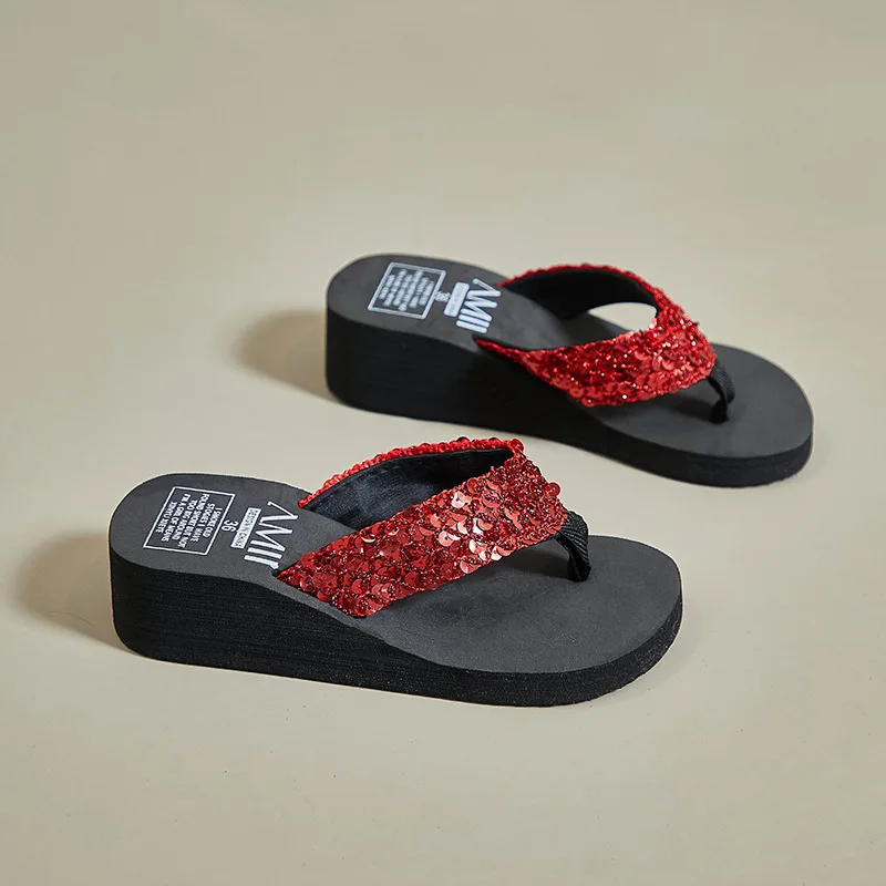 Summer Bling Flips-Flops Women Height Increasing Women's Home Slippers Comfort Lightweight Lady House Shoes zapatillas de mujer
Summer Bling Flips-Flops Women Height Increasing Women's Home Slippers Comfort Lightweight Lady House Shoes zapatillas de mujer