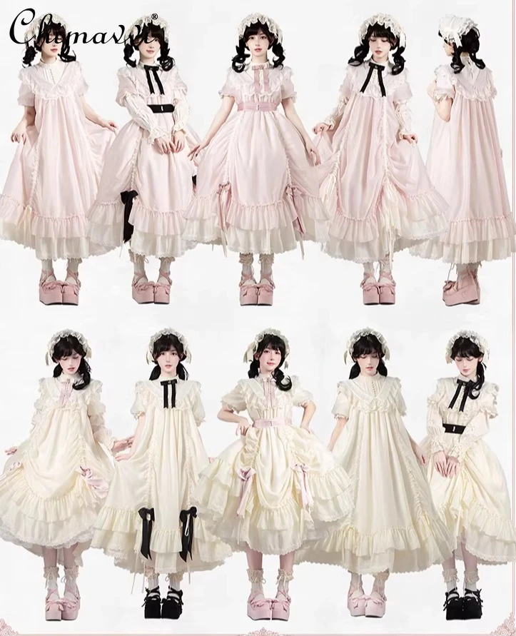 Original 2026 New Fairy Princess Rose Embroidered Pull-up Op Dress Spring and Summer Sweet Girl Cute Bow Elegant Lolita Dress
Original 2026 New Fairy Princess Rose Embroidered Pull-up Op Dress Spring and Summer Sweet Girl Cute Bow Elegant Lolita Dress