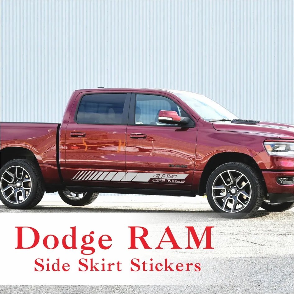2PCS Car Door Side Skirt Stripe Stickers Pickup Truck 4x4 Off Road Vinyl Decals Accessories For Dodge Ram Rebel 1500 2500 3500
2PCS Car Door Side Skirt Stripe Stickers Pickup Truck 4x4 Off Road Vinyl Decals Accessories For Dodge Ram Rebel 1500 2500 3500