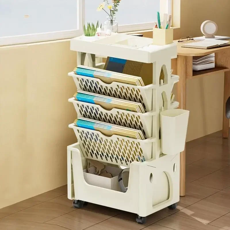 5 Tier Movable Book Shelf On Wheels Rotatable Storage Bookcase Creative Bookshelf Display Stand Home Decoration DIY Book
5 Tier Movable Book Shelf On Wheels Rotatable Storage Bookcase Creative Bookshelf Display Stand Home Decoration DIY Book