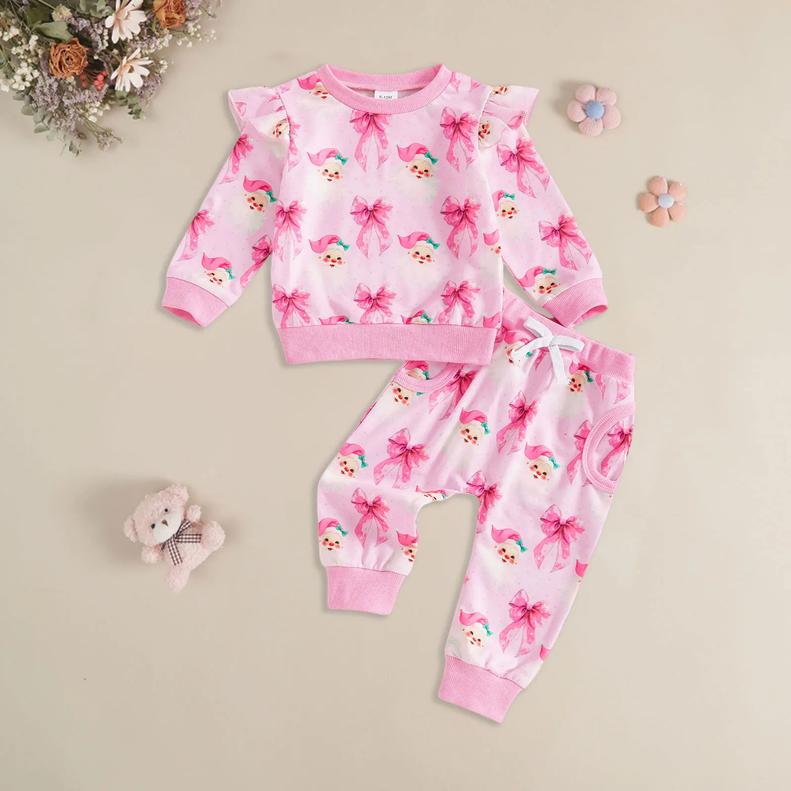 Infant Outfit Set Childrens Christmas Set Baby Girls Cute Cartoon Prints Long Sleeve Pants Casual Two Piece Set New Kids Clothes
Infant Outfit Set Childrens Christmas Set Baby Girls Cute Cartoon Prints Long Sleeve Pants Casual Two Piece Set New Kids Clothes