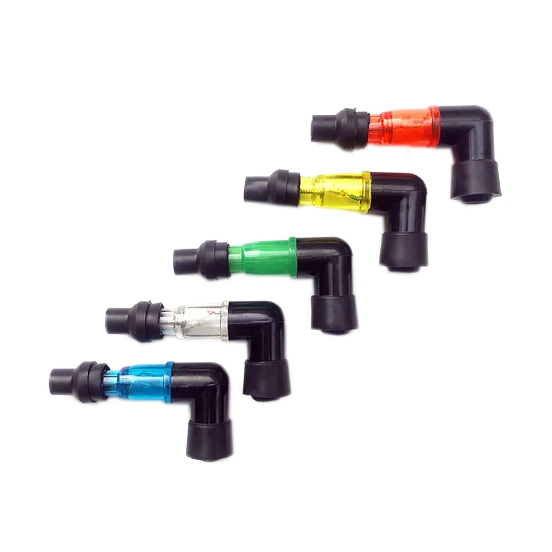 Universal Motorcycle Flash Spark Plug Cap Motorcycle Ignition Spark Plug Cap Elbow Flashing Spark Plug Cap For Motorbike 
Universal Motorcycle Flash Spark Plug Cap Motorcycle Ignition Spark Plug Cap Elbow Flashing Spark Plug Cap For Motorbike