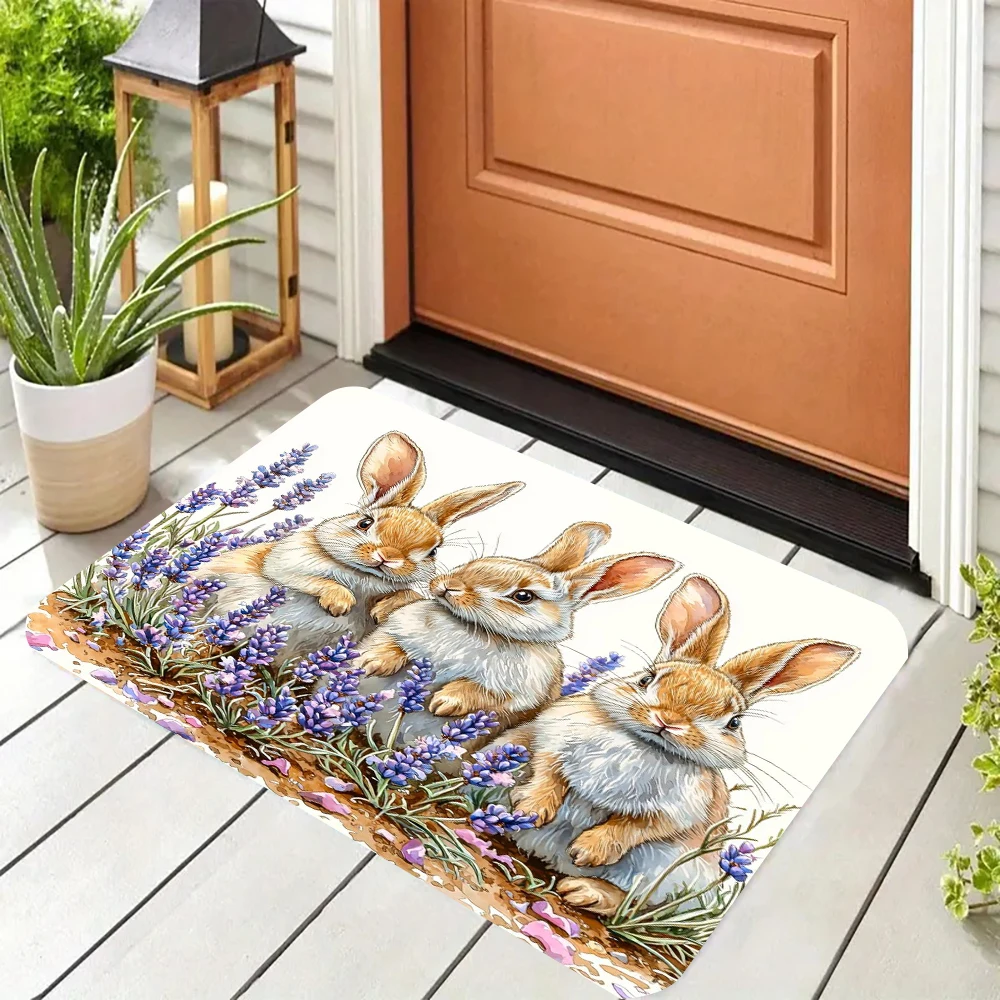Rabbit Welcome Doormat Home Decor Living Room Bedroom Rug Balcony Hallway Non-slip Floor Mat8.19
Rabbit Welcome Doormat Home Decor Living Room Bedroom Rug Balcony Hallway Non-slip Floor Mat8.19