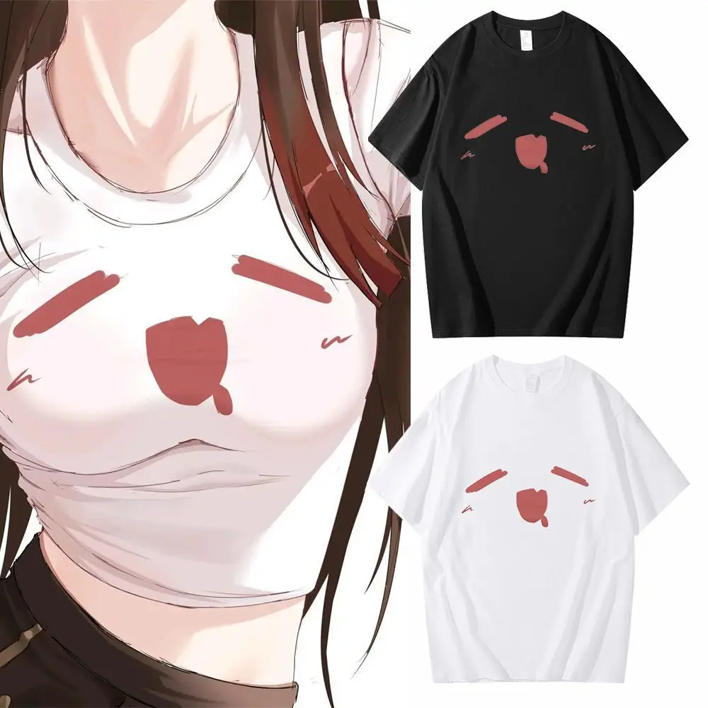 Game Genshin Impact Hu Tao Series T-shirt Cosplay Kawaii Print Funny T Shirts Summer Tee Women's Clothing Top Women
Game Genshin Impact Hu Tao Series T-shirt Cosplay Kawaii Print Funny T Shirts Summer Tee Women's Clothing Top Women