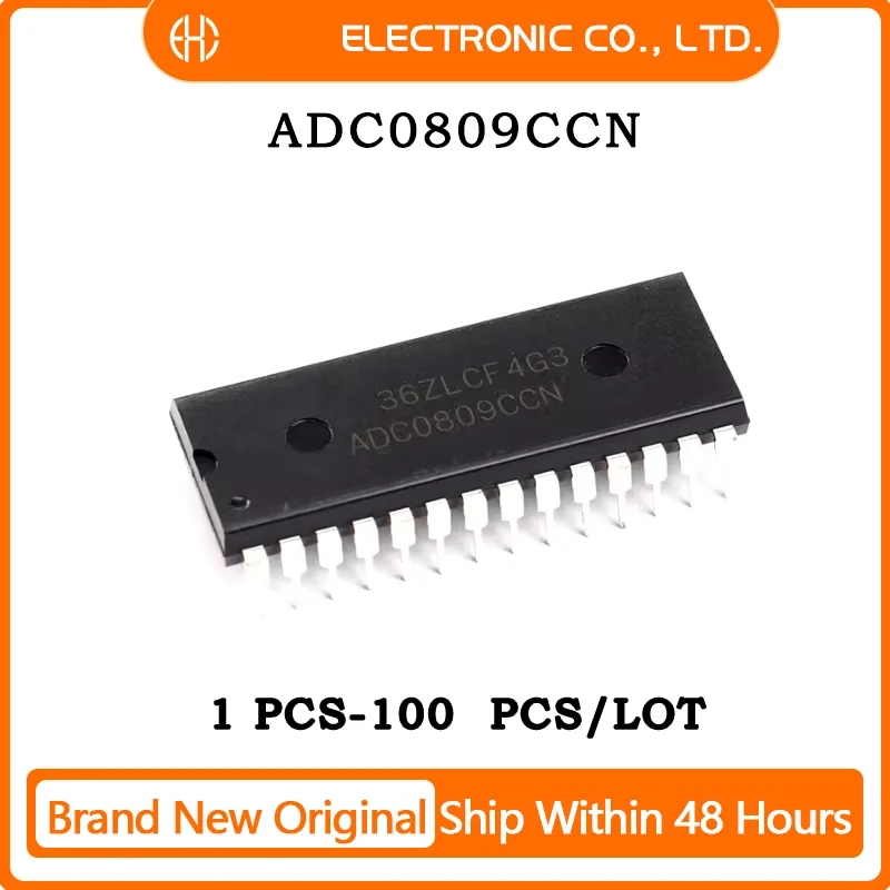 1PCS/10PCS/50PCS/100PCS ADC0809CCN IC ADC 8BIT SAR 28DIP Brand New Original IC Chip
1PCS/10PCS/50PCS/100PCS ADC0809CCN IC ADC 8BIT SAR 28DIP Brand New Original IC Chip