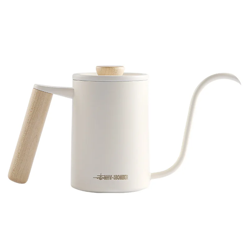 Hand brew pot Planet hand brew coffee pot, solid wood handle stainless steel thin mouth pot
Hand brew pot Planet hand brew coffee pot, solid wood handle stainless steel thin mouth pot