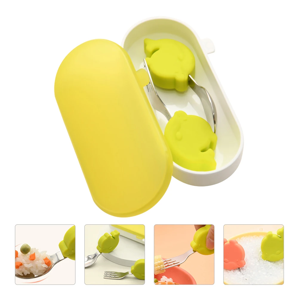 Baby Tableware Steel Short Handle Spoon Fork Kids Babies Learning Spoon Toddler Training Infant Eating Tools
Baby Tableware Steel Short Handle Spoon Fork Kids Babies Learning Spoon Toddler Training Infant Eating Tools
