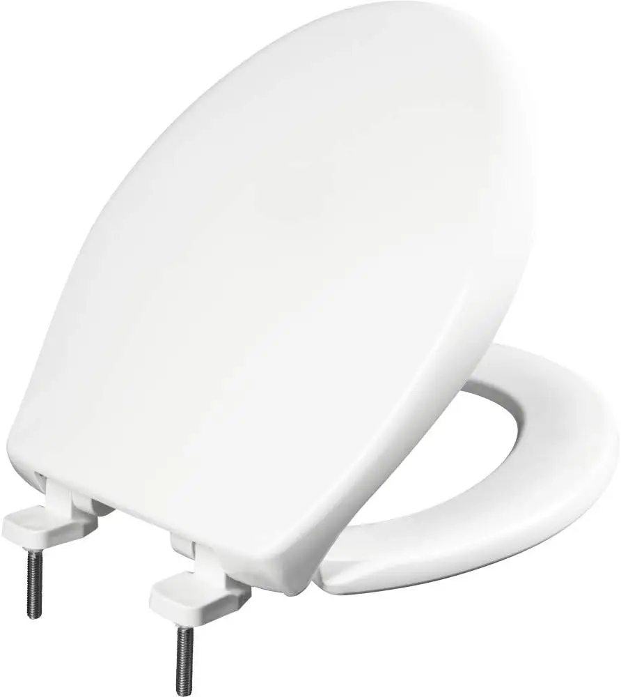 Heavy Duty Commercial Toilet Seat with Cover, No Slam Design, Secure Installation, Round White Made in USA
Heavy Duty Commercial Toilet Seat with Cover, No Slam Design, Secure Installation, Round White Made in USA