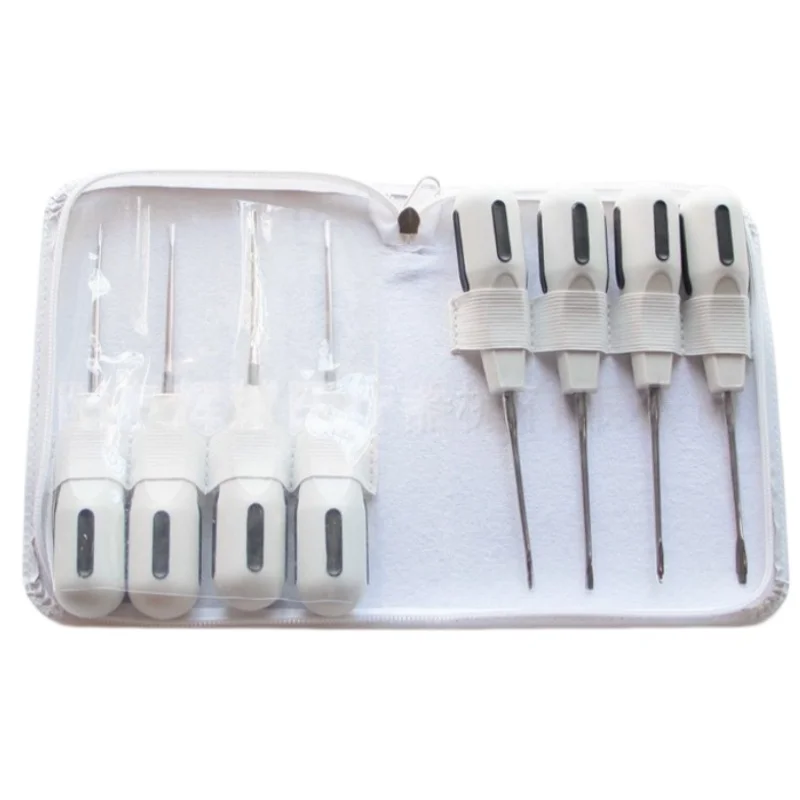 8 Piece Curved Dental Root Elevator Set Atraumatic Luxating Elevators Tooth Extraction Surgical Tools Kit for Professionals in D
8 Piece Curved Dental Root Elevator Set Atraumatic Luxating Elevators Tooth Extraction Surgical Tools Kit for Professionals in D