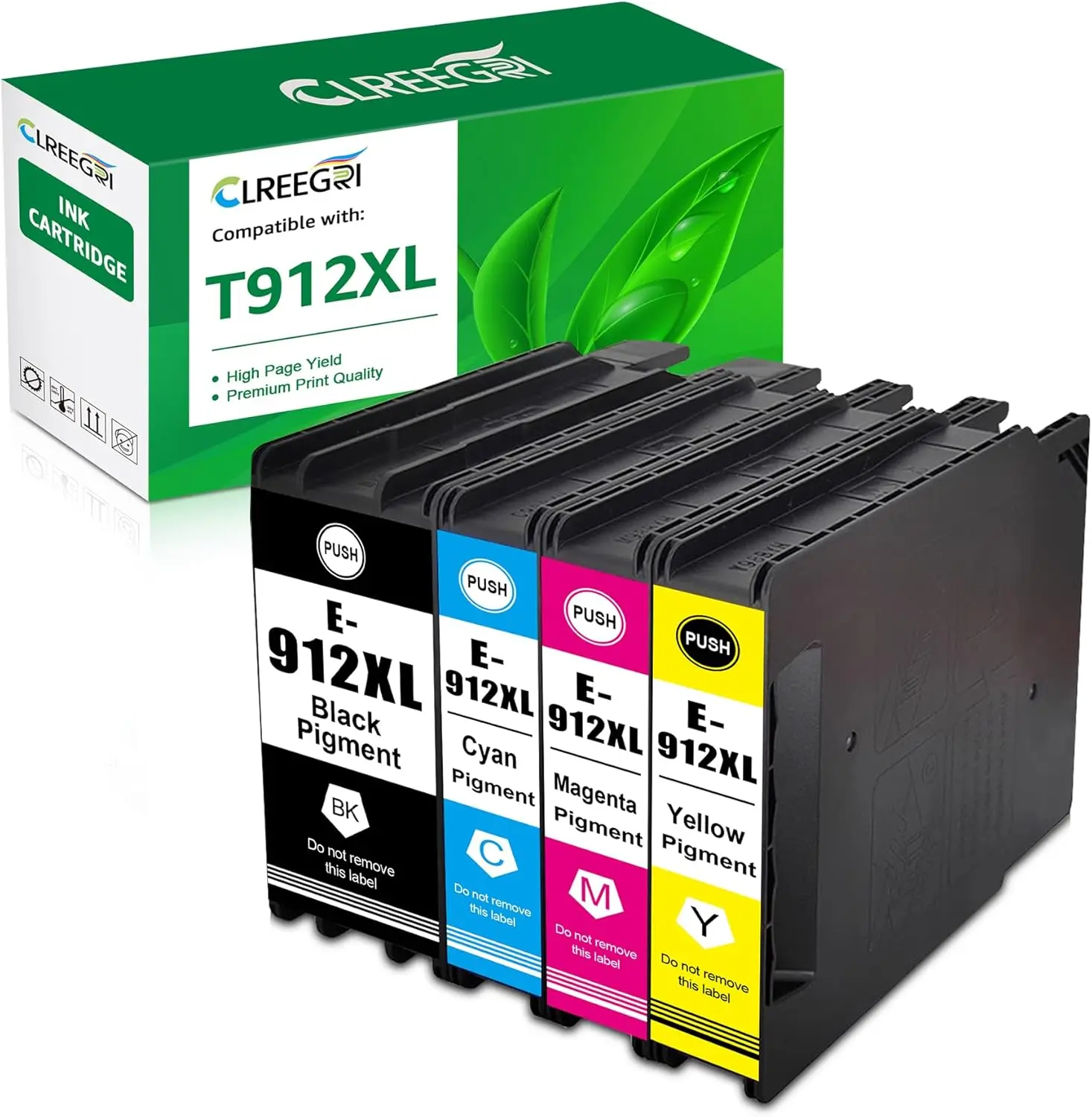 T912XL Ink Cartridge T912 XL Compatible with Workforce Pro WF-C8190 WF-C8690 WF C8190 WF C8690 WFC8190 WFC8690 (Black and Color)
T912XL Ink Cartridge T912 XL Compatible with Workforce Pro WF-C8190 WF-C8690 WF C8190 WF C8690 WFC8190 WFC8690 (Black and Color)