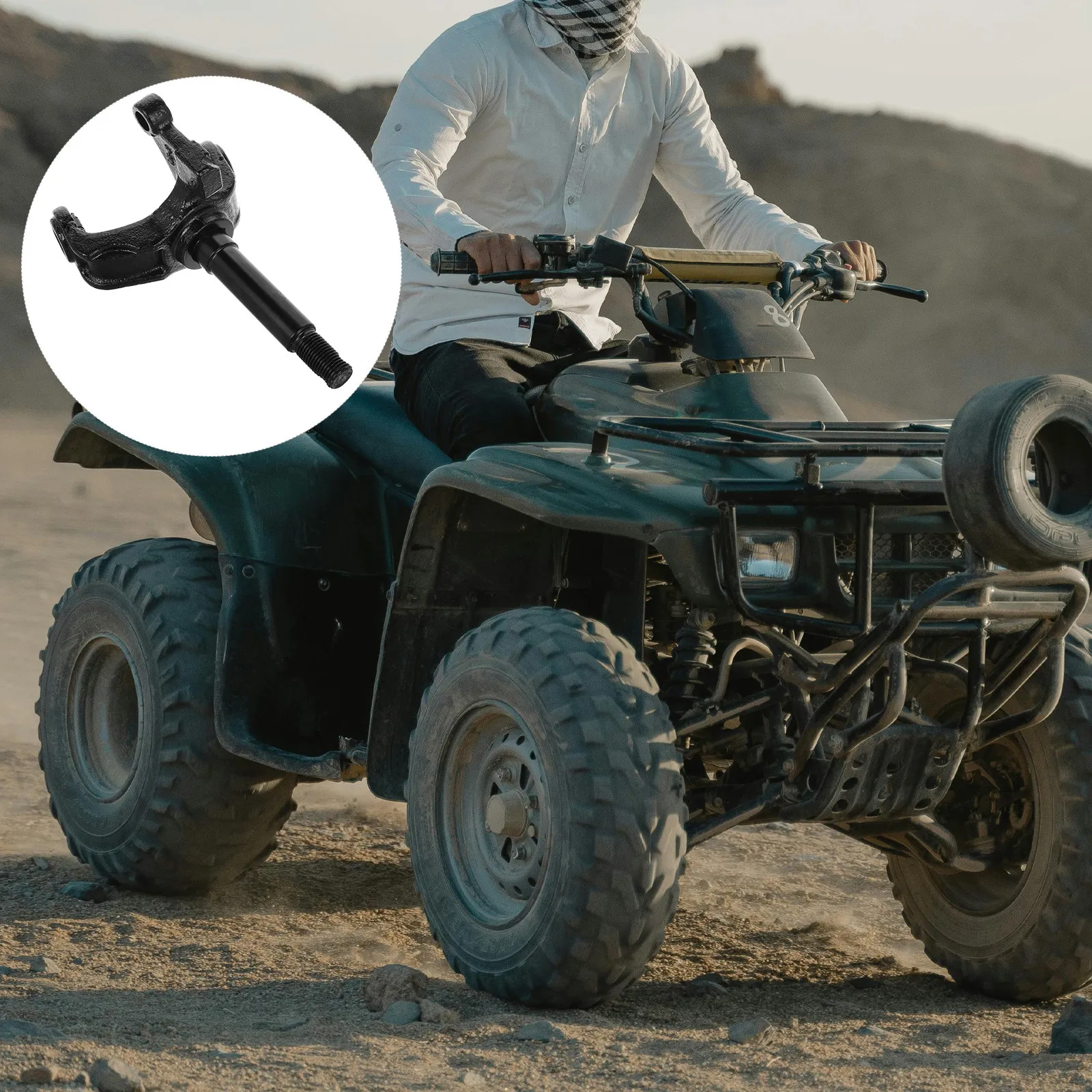 Right Side Steering Knuckle Flange for Atv Go Kart Beach Buggy Front Drum Brake Arm Heavy Duty Metal Spindle Enhanced Control
Right Side Steering Knuckle Flange for Atv Go Kart Beach Buggy Front Drum Brake Arm Heavy Duty Metal Spindle Enhanced Control