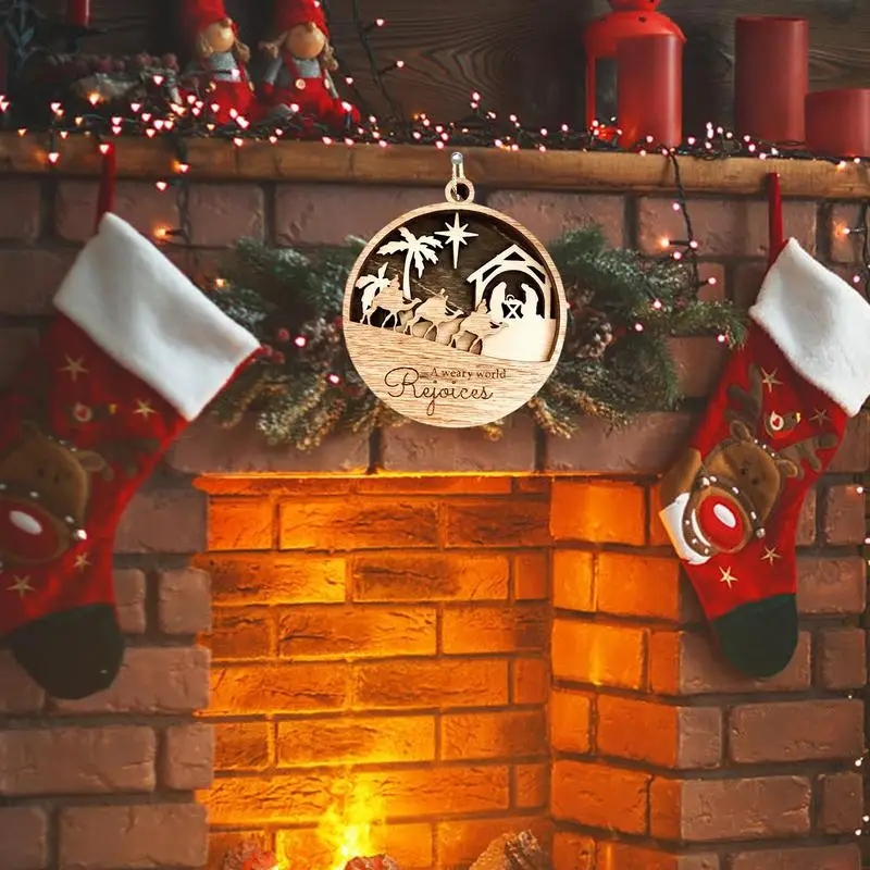 Tree Wooden Nativity Pendants Christmas Tree Nativity Ornament Wood Pendant Seasonal Decoration Indoor Outdoor Branch Props for
Tree Wooden Nativity Pendants Christmas Tree Nativity Ornament Wood Pendant Seasonal Decoration Indoor Outdoor Branch Props for