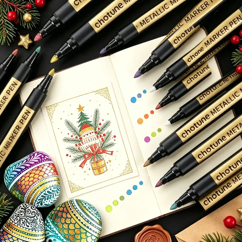 20 Colors Set Metallic Marker Pen DIY Paint Pen Permanent Gold SILVER Marker Touch Up, Model Painting, Markers Drawing Supplies
20 Colors Set Metallic Marker Pen DIY Paint Pen Permanent Gold SILVER Marker Touch Up, Model Painting, Markers Drawing Supplies