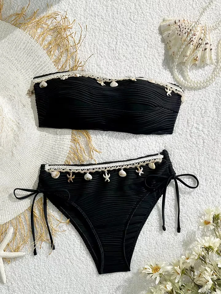 Vzvn Sexy Solid Strapless Bikinis Set Women Split Swimsuit Beach Vacation Bikini 2026 New All Season Backless Bikini 2 Piece Set
Vzvn Sexy Solid Strapless Bikinis Set Women Split Swimsuit Beach Vacation Bikini 2026 New All Season Backless Bikini 2 Piece Set