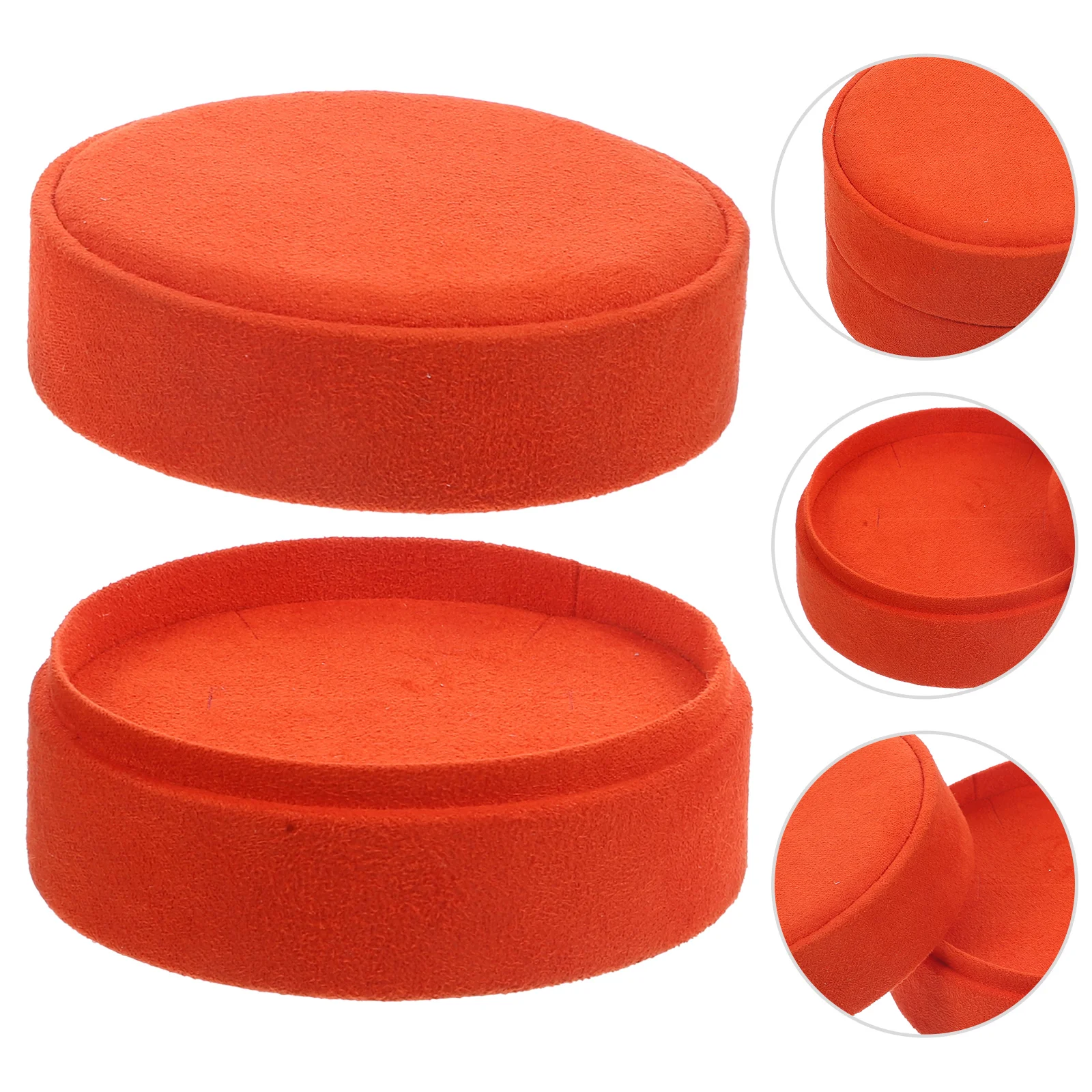 Round Jewelry Box Ring Case ganizer Portable Storage Gift Display Holder for Women Small Softy Pillow Protect Scratch
Round Jewelry Box Ring Case ganizer Portable Storage Gift Display Holder for Women Small Softy Pillow Protect Scratch