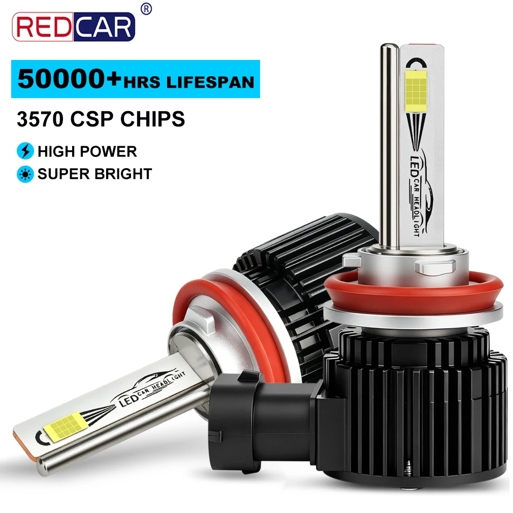 2PCS H8 H11 LED Canbus H7 9005 9006 Fog Light Bulbs 80W 20000LM Wireless CSP LED Headlight Auto Lamp for Car Driving 6000K White
2PCS H8 H11 LED Canbus H7 9005 9006 Fog Light Bulbs 80W 20000LM Wireless CSP LED Headlight Auto Lamp for Car Driving 6000K White