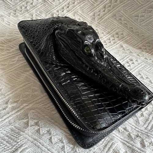2026 New Crocodile Leather Men's Clutch Bag Fashion Leisure Genuine Leather Clutch Bag For Male Large Capacity bag 45
2026 New Crocodile Leather Men's Clutch Bag Fashion Leisure Genuine Leather Clutch Bag For Male Large Capacity bag 45