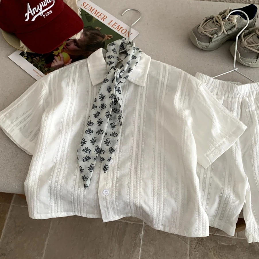 Boys Suit 2026 Spring and Summer New Childrens Wear Korean Boys and Girls Temperament Breathable Shirt Shorts Two-piece Set
Boys Suit 2026 Spring and Summer New Childrens Wear Korean Boys and Girls Temperament Breathable Shirt Shorts Two-piece Set