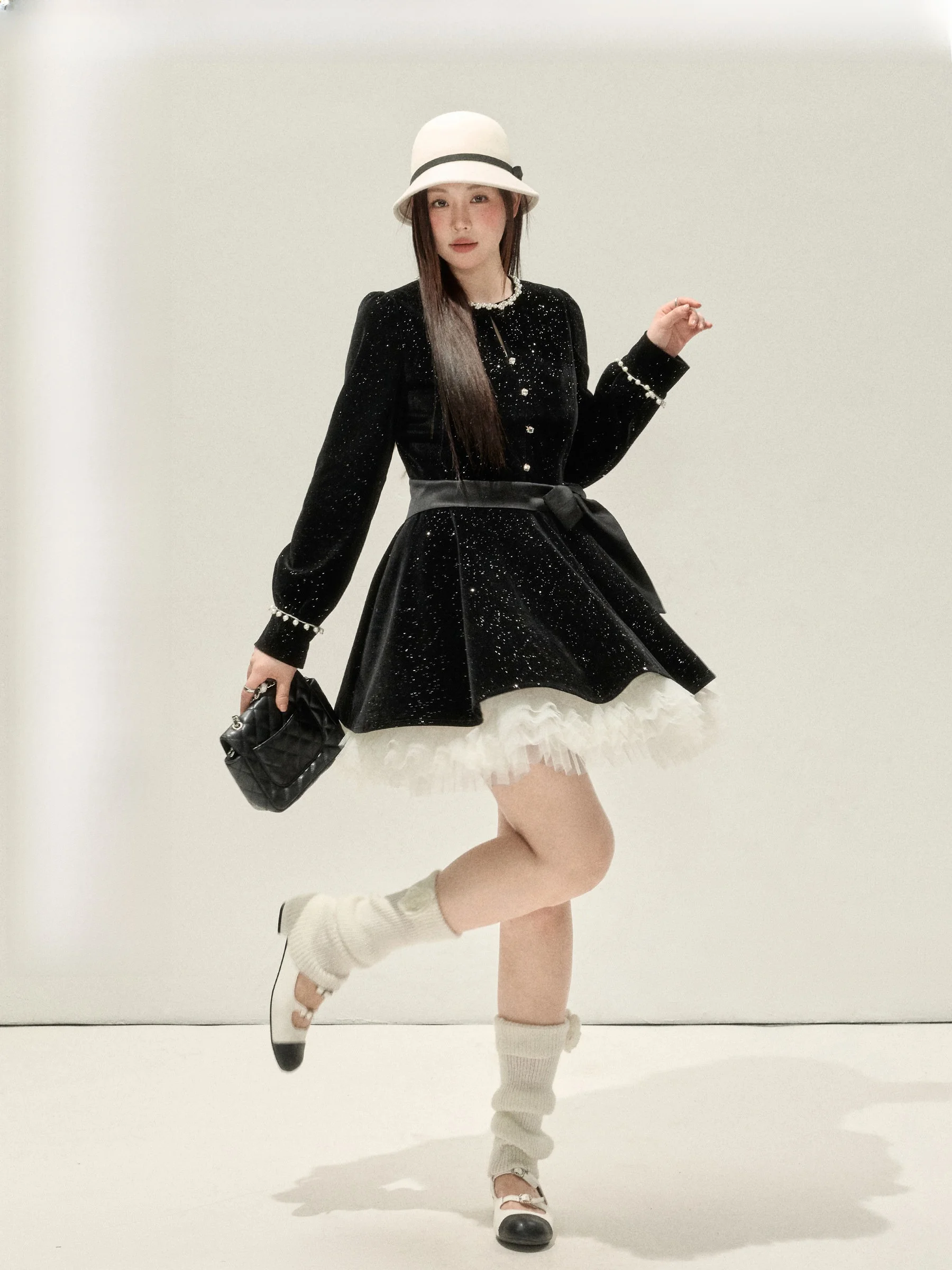 JULULOOK Studio "Pictorial Lead" Plumpmm Velvet Pearl Ster Silver ort Юбка большого размера Женская роскошная юбка трапециевидной формы Dr
JULULOOK Studio "Pictorial Lead" Plumpmm Velvet Pearl Ster Silver ort Юбка большого размера Женская роскошная юбка трапециевидной формы Dr