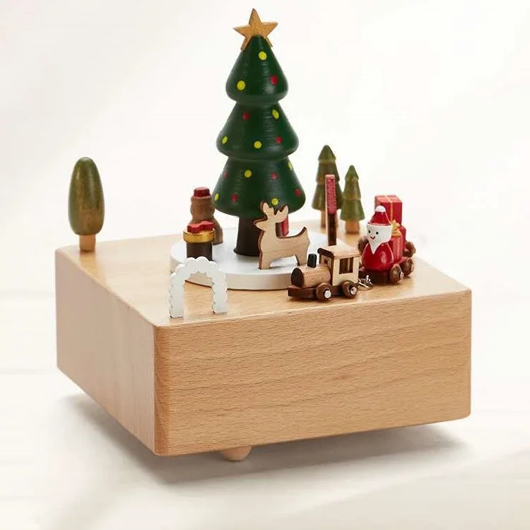 New Christmas Music Box Wooden Xmas Ornament Handcrafted Holiday Gift Vintage Wooden Xmas Ornament
New Christmas Music Box Wooden Xmas Ornament Handcrafted Holiday Gift Vintage Wooden Xmas Ornament