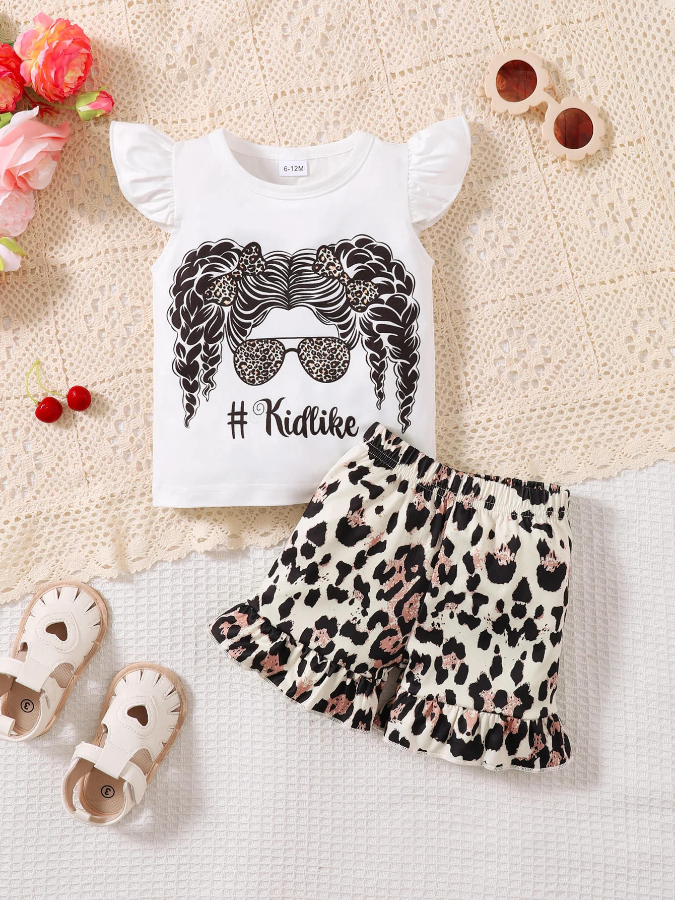 2-Piece Set Cute Cool Leopard Print Baby Toddler Outfit Personalized Fun Style Infant Clothing Ensemble
2-Piece Set Cute Cool Leopard Print Baby Toddler Outfit Personalized Fun Style Infant Clothing Ensemble