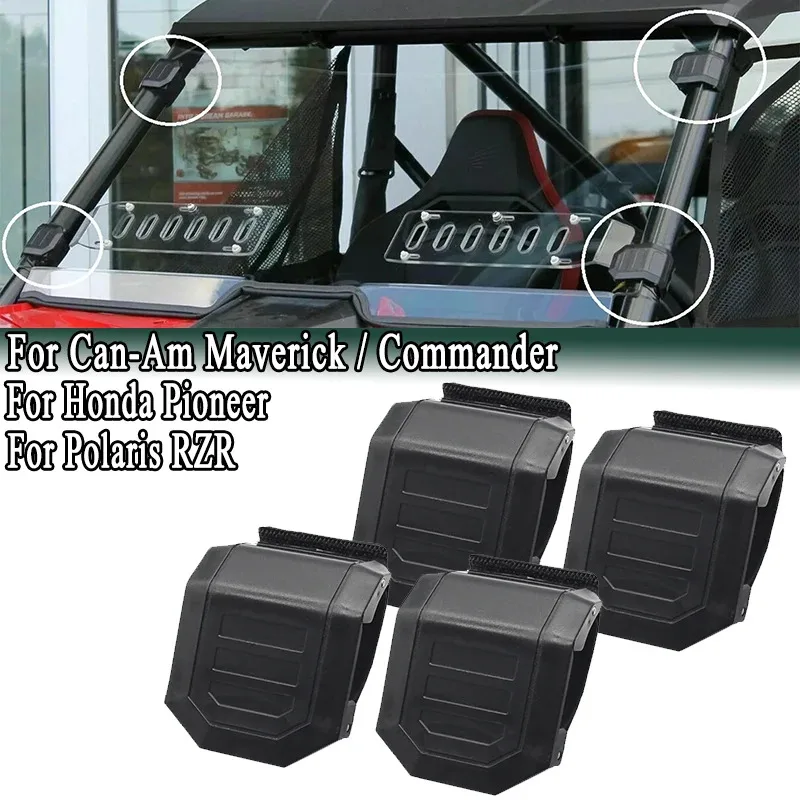Комплект из 4 HD-креплений для ветрового стекла UTV (1.5-2 дюйма) для Can-Am Commander Maverick X3 1000 / Honda Pioneer / Polaris RZR / CFmoto
Комплект из 4 HD-креплений для ветрового стекла UTV (1.5-2 дюйма) для Can-Am Commander Maverick X3 1000 / Honda Pioneer / Polaris RZR / CFmoto