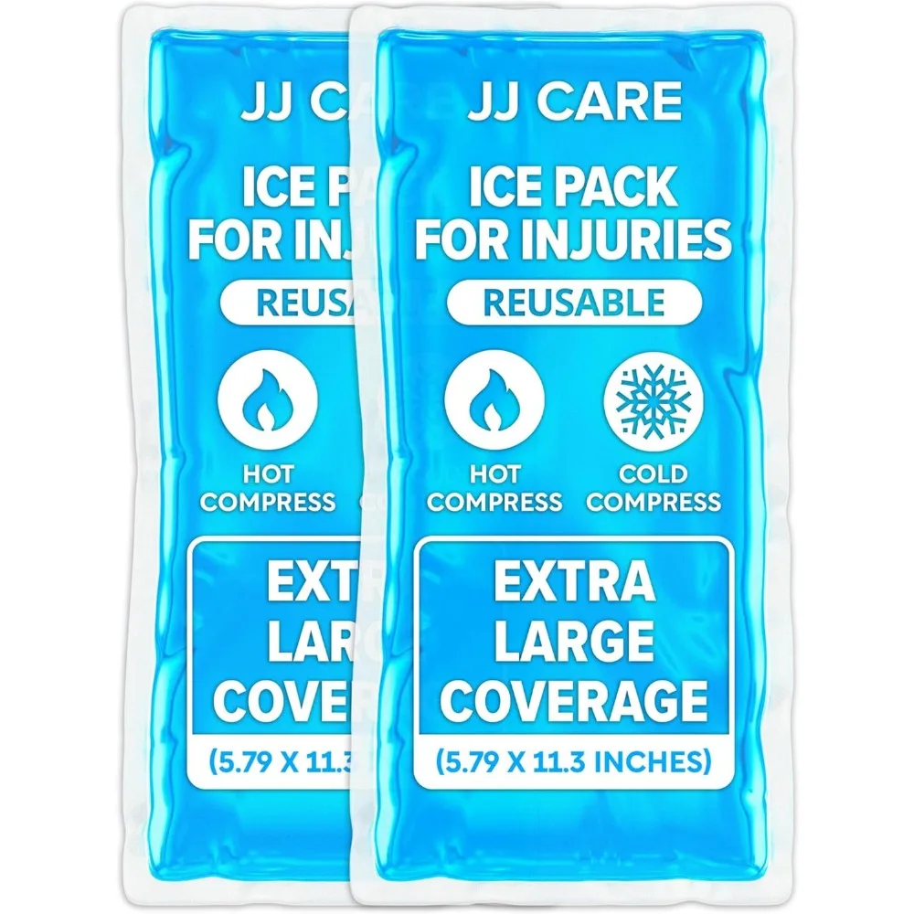 Extra Large Reusable Gel Cold Packs with Wrap for Knee Back Neck Wrist Ankle Therapy
Extra Large Reusable Gel Cold Packs with Wrap for Knee Back Neck Wrist Ankle Therapy