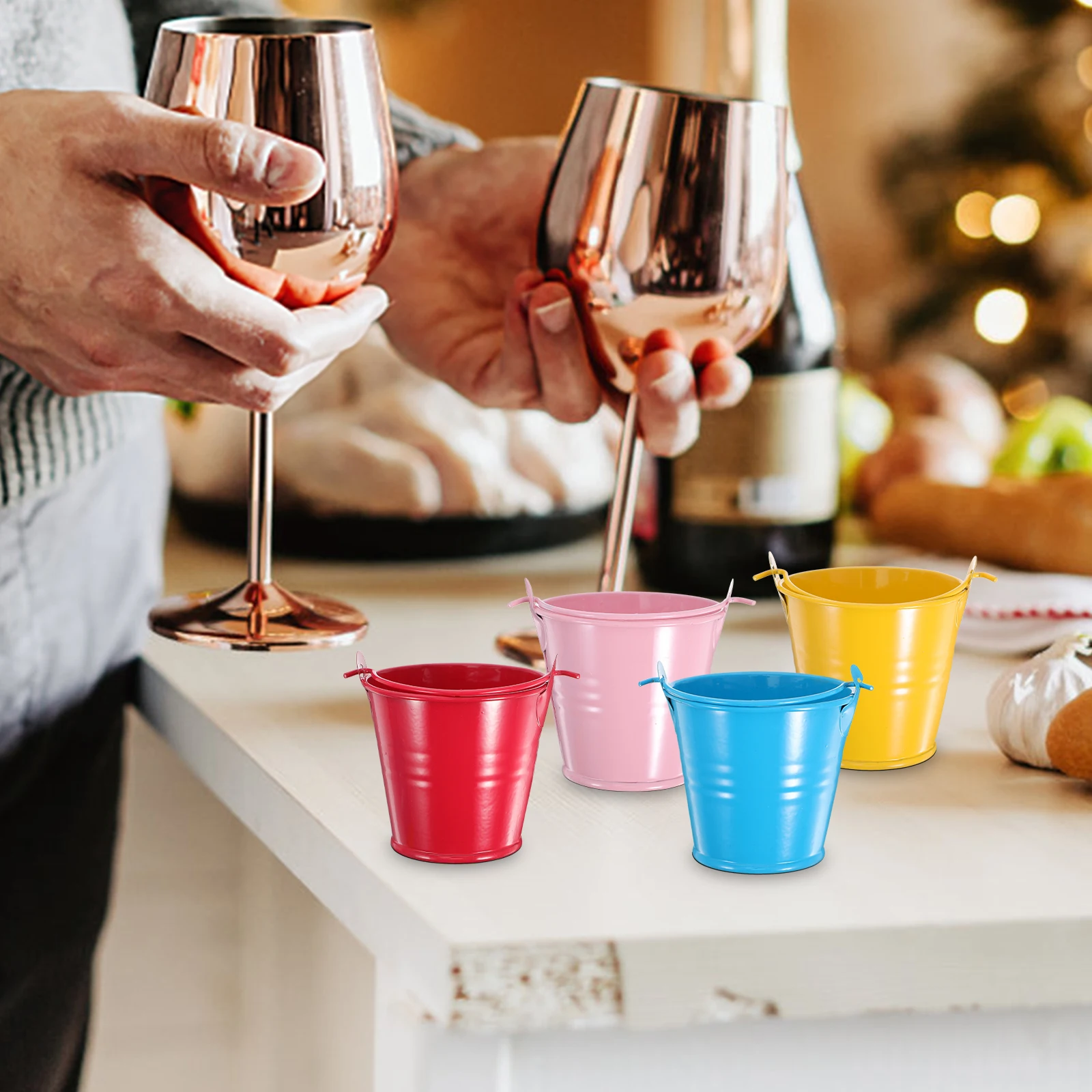 4pcs Mini Colored Buckets Iron Handles Food Basket Decorative Candy Popcorn Fries Party Favor Craft Storage Tin Metal Bucket
4pcs Mini Colored Buckets Iron Handles Food Basket Decorative Candy Popcorn Fries Party Favor Craft Storage Tin Metal Bucket