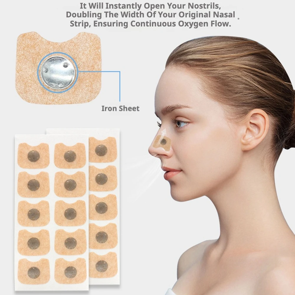 30-150Pcs Nose Breathing Patches Magnetic Suction Iron Nasal Strips Increase Air Improve Sleep Quality Reduce Snoring Better
30-150Pcs Nose Breathing Patches Magnetic Suction Iron Nasal Strips Increase Air Improve Sleep Quality Reduce Snoring Better