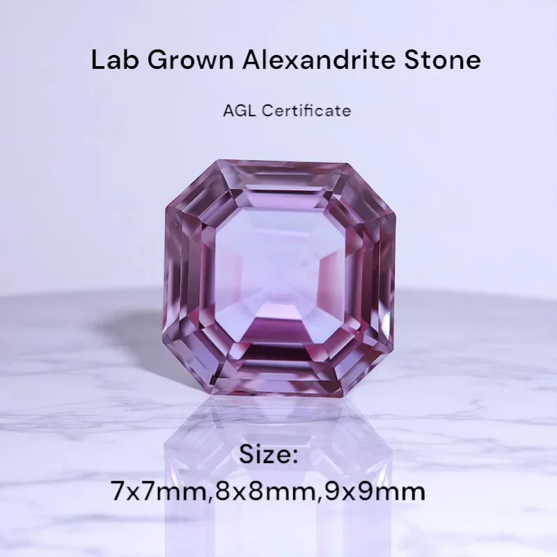 NEW Lab Grown Alexandrite Change Color Stone Asscher Cut Loose Gemstone For Earrings Pendant Jewelry Diy Making
NEW Lab Grown Alexandrite Change Color Stone Asscher Cut Loose Gemstone For Earrings Pendant Jewelry Diy Making