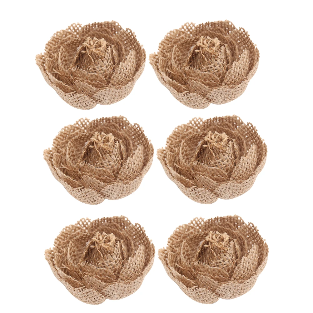Burlap Flowers Rose Decoration Jute Flowers for Craft Making Wedding Christmas Party DecorJute Flower Shoe Hat Bow
Burlap Flowers Rose Decoration Jute Flowers for Craft Making Wedding Christmas Party DecorJute Flower Shoe Hat Bow