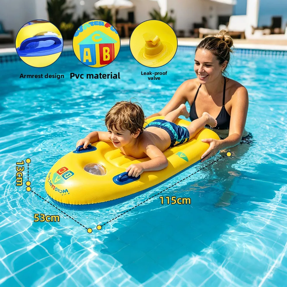 Inflatable Surfboard for Kids PVC Float Board with Window Aquatic Water Toy Paddle Board for Children Beach Pool Float Raft S
Inflatable Surfboard for Kids PVC Float Board with Window Aquatic Water Toy Paddle Board for Children Beach Pool Float Raft S