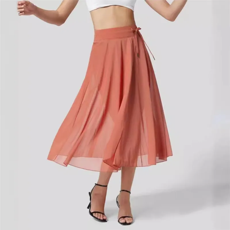 Spring and summer 2025 new women's fashion solid color transparent jumpsuit half skirt safety pants long skirt for women
Spring and summer 2025 new women's fashion solid color transparent jumpsuit half skirt safety pants long skirt for women