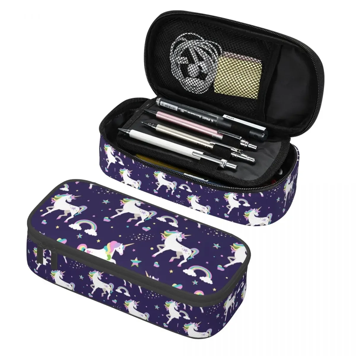 Custom Cute Fashion Unicorn Pencil Cases for Girls Boys Large Capacity Pen Box Bag School Supplies
Custom Cute Fashion Unicorn Pencil Cases for Girls Boys Large Capacity Pen Box Bag School Supplies