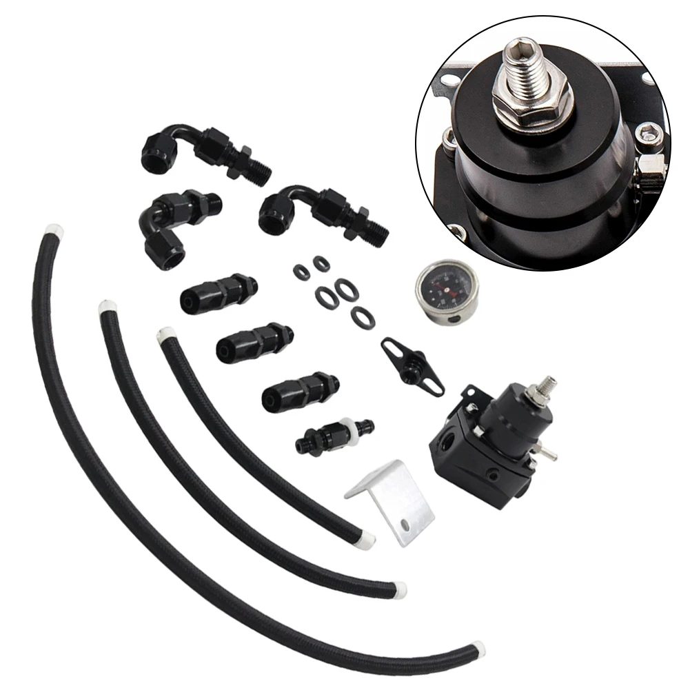 Регулятор давления Booster FPR-AN6-BK Манометр 6AN 90-градусный адаптер Фитинги для плетеной топливной линии из нержавеющей стали
Регулятор давления Booster FPR-AN6-BK Манометр 6AN 90-градусный адаптер Фитинги для плетеной топливной линии из нержавеющей стали