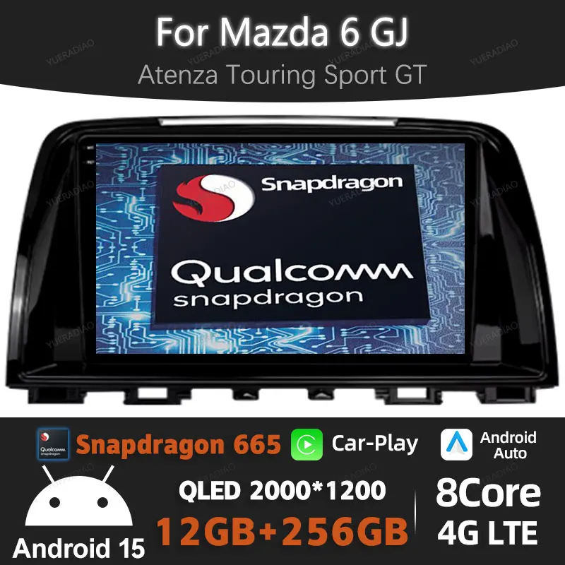 Android 15 Car Radio For Mazda 6 GJ Atenza Touring Sport GT Multimedia Stereo Video Player BT Head Unit GPS NAVI Qualcomm 2DIN
Android 15 Car Radio For Mazda 6 GJ Atenza Touring Sport GT Multimedia Stereo Video Player BT Head Unit GPS NAVI Qualcomm 2DIN