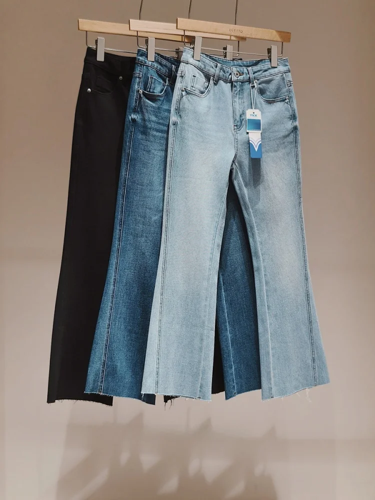 Duetto Supermodel Denim High Waist Flared Slim Fit Four Way Stretch 3D Tailored Jeans Cotton Elastic Denim Casual High Waist
Duetto Supermodel Denim High Waist Flared Slim Fit Four Way Stretch 3D Tailored Jeans Cotton Elastic Denim Casual High Waist